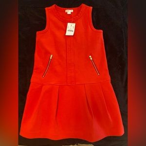 J. Crew CrewCuts, Red Dress, size 6, NWT
